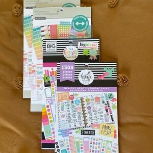 Collection of Sticker Books, Various Themes, Set of 4